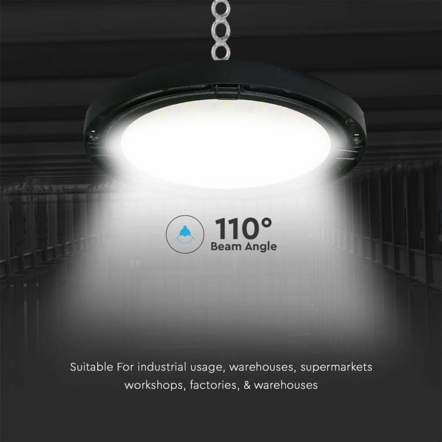 LED Lielas slodzes lampa High Bay LED/100W/230V IP65 4000K