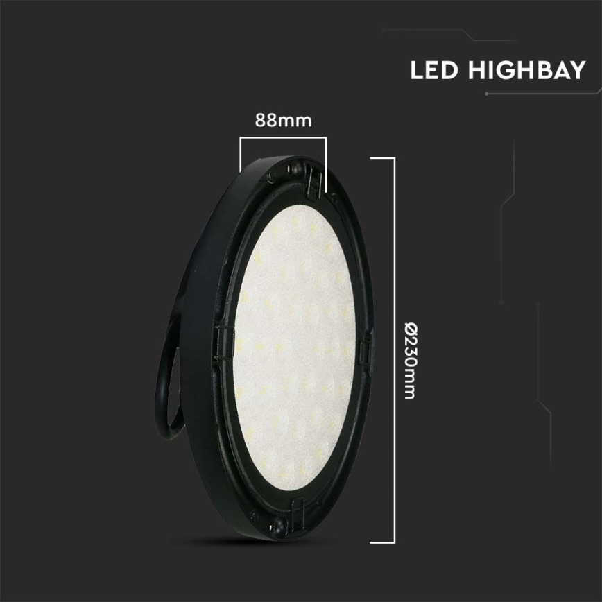 LED Lielas slodzes lampa High Bay LED/100W/230V IP65 4000K