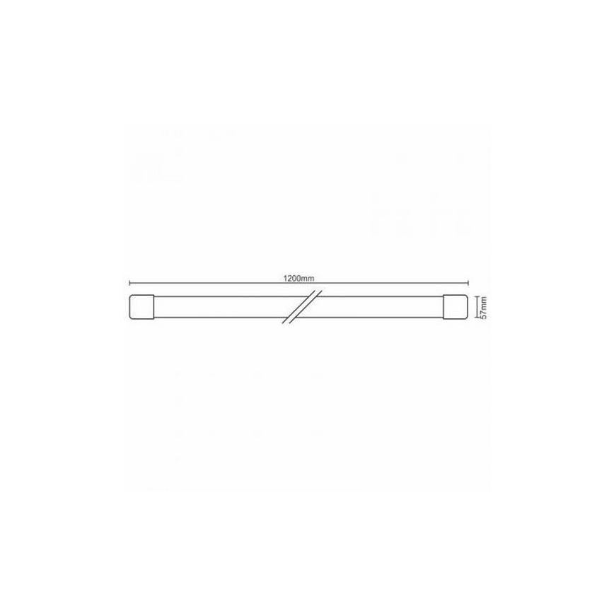 LED Lielas slodzes lampa LED/36W/230V IP40