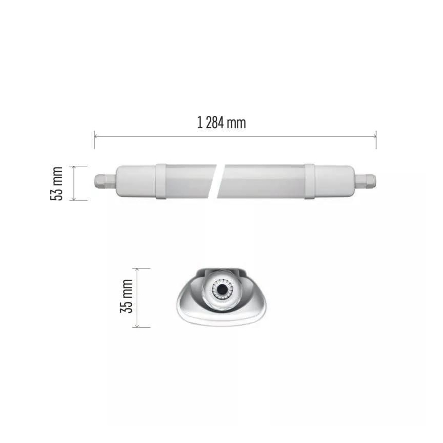 LED Lielas slodzes lampa LED/37W/230V IP65 4000K