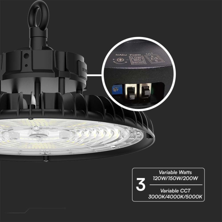 LED Lielas slodzes lampa High Bay LED/200W/230V 3000K/4000K/6000K IP65