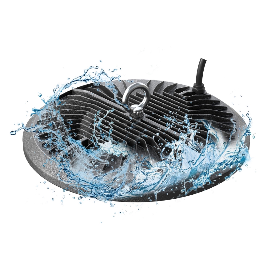 LED Lielas slodzes tehniskā lampa HIGHBAY LED/100W/230V 4500K IP65 pelēka