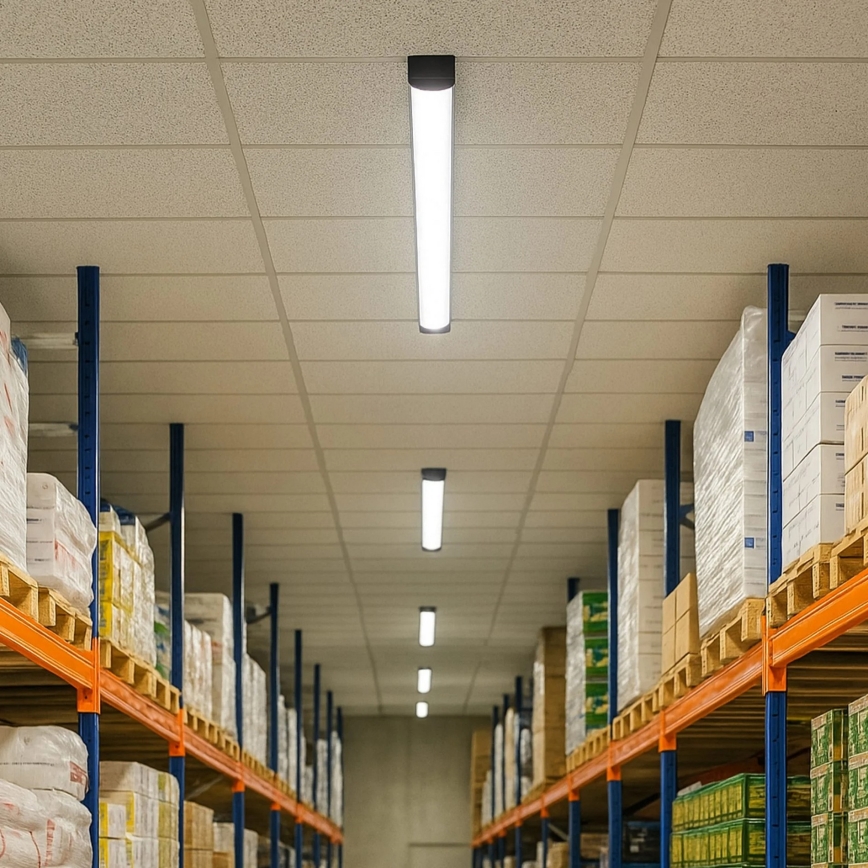 LED lineārais gaismeklis LED/36W/230V 4000K 120 cm melns