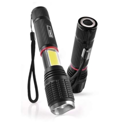 LED Lukturis 2in1 COB LED/3xAAA