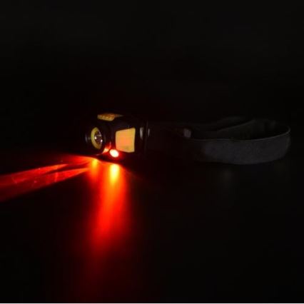LED Lukturis 2xLED/5W/3xAAA + LED/3W
