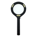 LED lupa 3× palielinājums ar LED apgaismojumu/3W/2xAA IP22