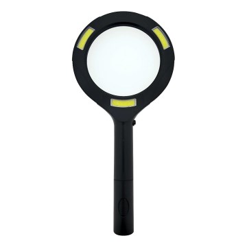 LED lupa 3× palielinājums ar LED apgaismojumu/3W/2xAA IP22