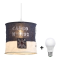 LED lustra ar auklu 1xE27/10W/230V
