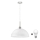 LED Lustra ar auklu 1xE27/60W/230V balta