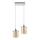 LED Lustra ar auklu 2xLED/5W/230V balta/caurspīdīga