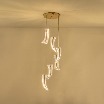 LED Lustra ar auklu 6xLED/10W/230V 3000K