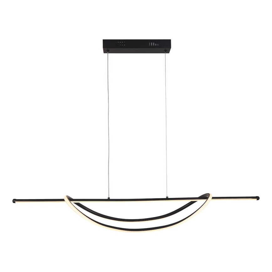 LED Lustra ar auklu AMBAR LED/35W/230V melna