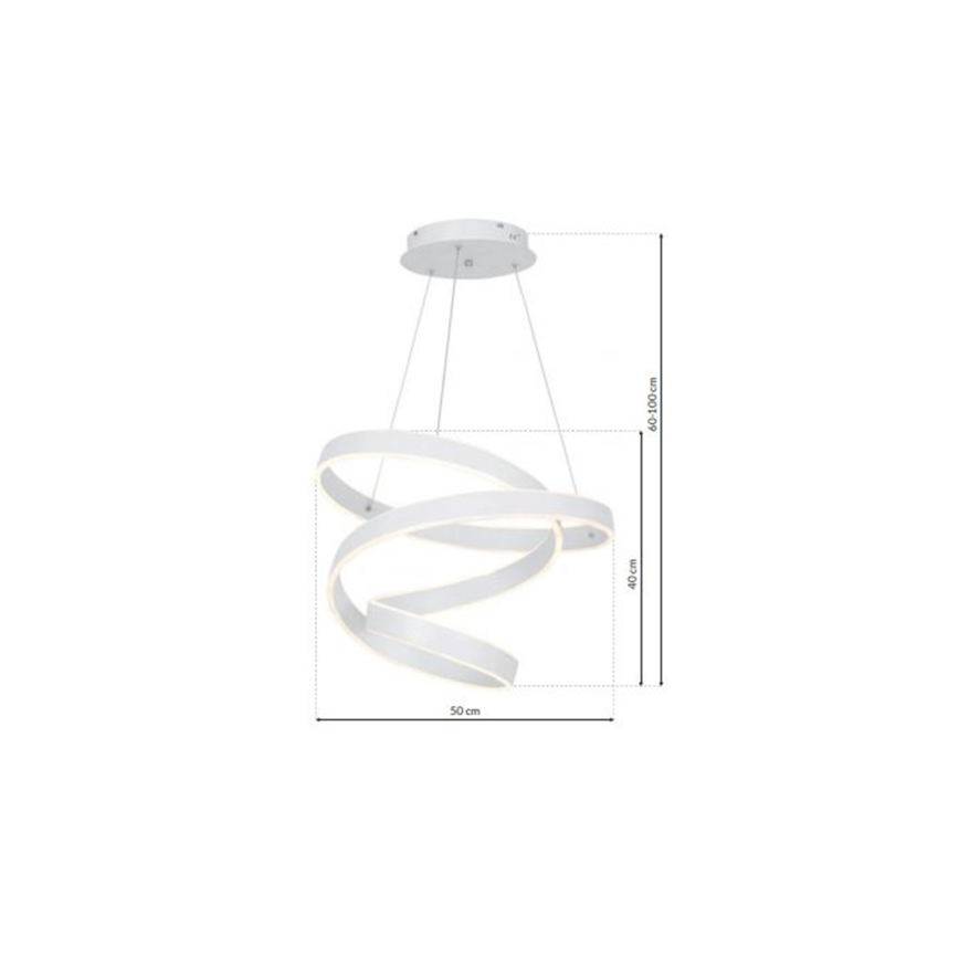 LED lustra ar auklu ANDROMEDA LED/45W/230V