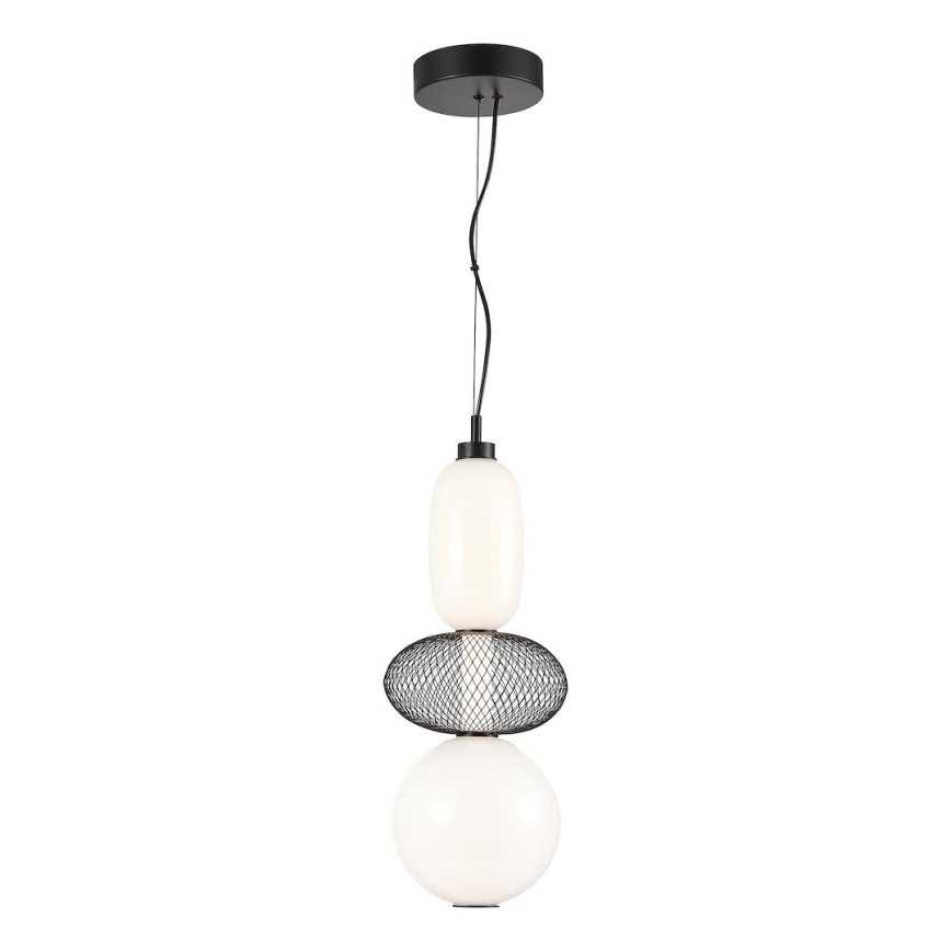 LED Lustra ar auklu ARAME LED/23W/230V d. 22 cm melna
