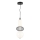 LED Lustra ar auklu ARAME LED/23W/230V d. 22 cm melna