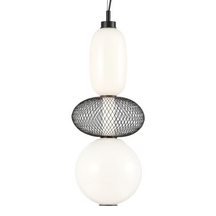 LED Lustra ar auklu ARAME LED/23W/230V d. 22 cm melna