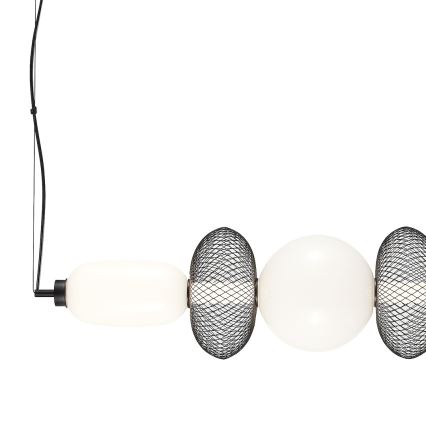 LED Lustra ar auklu ARAME LED/32W/230V melna