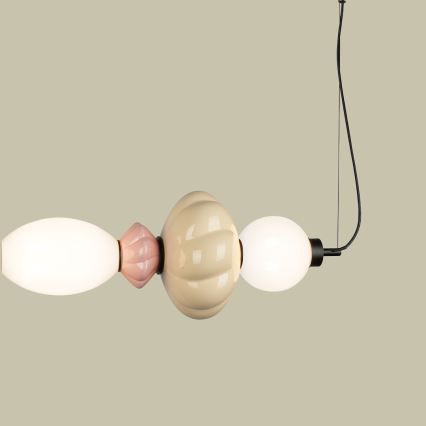 LED Lustra ar auklu ASCOLI LED/24W/230V krāsaina