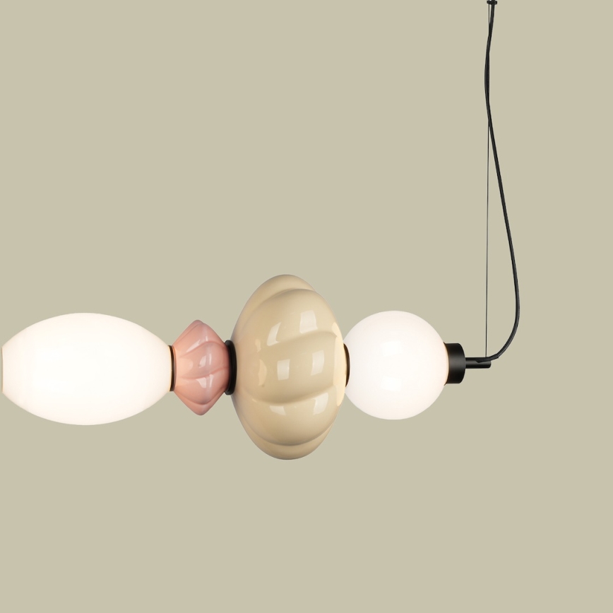 LED Lustra ar auklu ASCOLI LED/24W/230V krāsaina