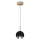 LED Lustra ar auklu BALL WOOD 1xGU10/5W/230V matēts ozols