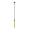 LED Lustra ar auklu BARS 1xGU10/4,8W/230V zelta