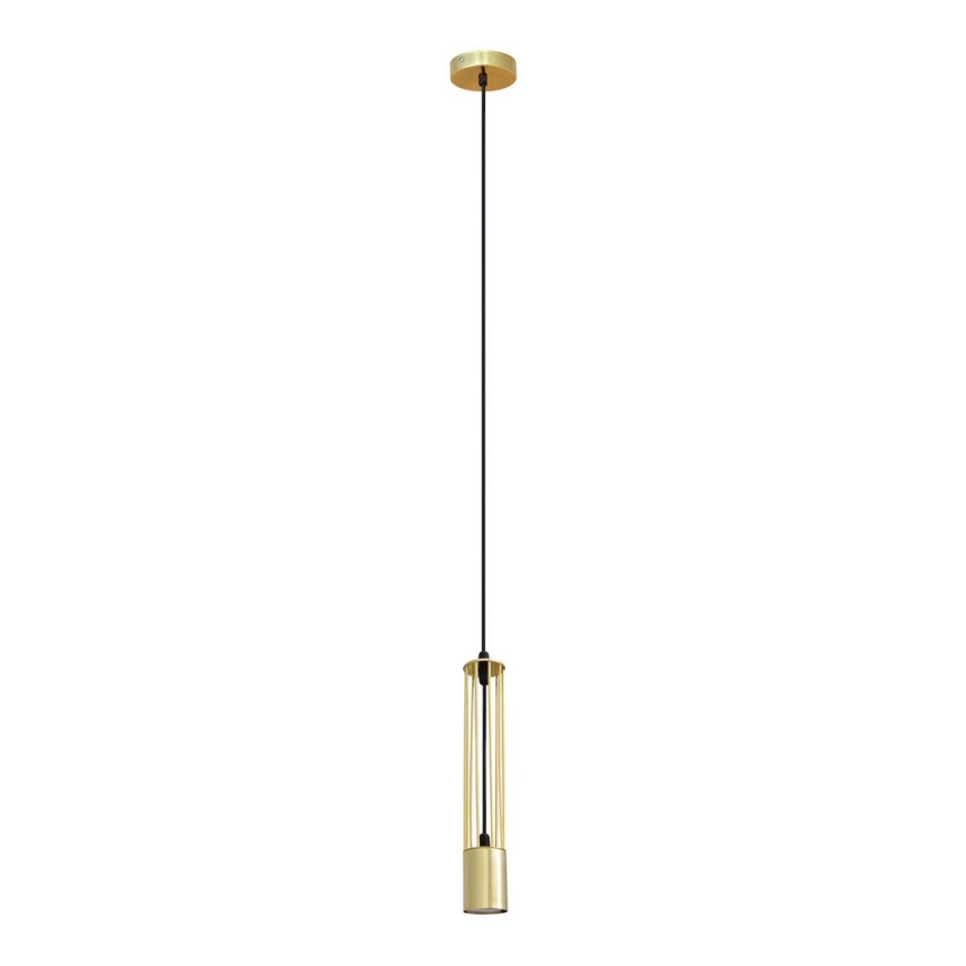LED Lustra ar auklu BARS 1xGU10/4,8W/230V zelta
