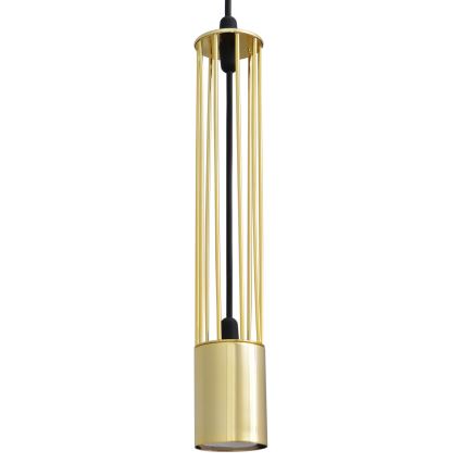 LED Lustra ar auklu BARS 1xGU10/4,8W/230V zelta