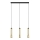 LED Lustra ar auklu BARS 3xGU10/4,8W/230V zeltaina