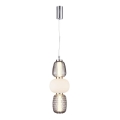 LED Lustra ar auklu CARO LED/28W/230V spīdīgi hromēts