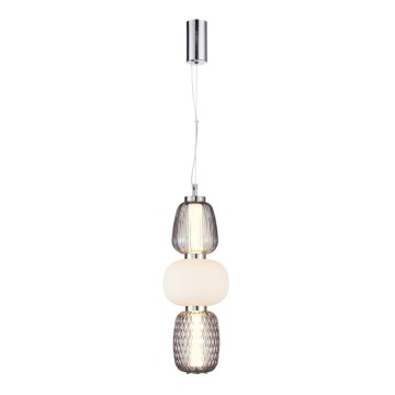 LED Lustra ar auklu CARO LED/28W/230V spīdīgi hromēts