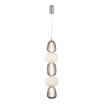 LED Lustra ar auklu CARO LED/40W/230V spīdīgi hromēts