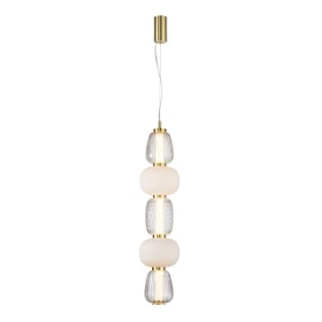 LED Lustra ar auklu CARO LED/40W/230V zelta