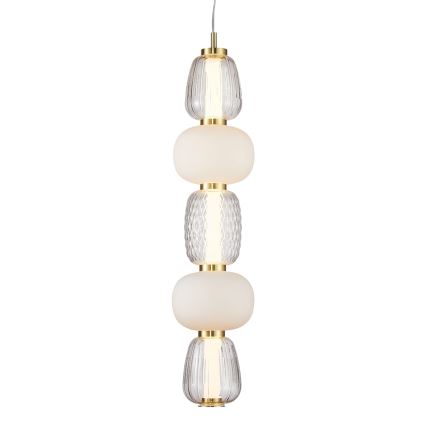 LED Lustra ar auklu CARO LED/40W/230V zelta