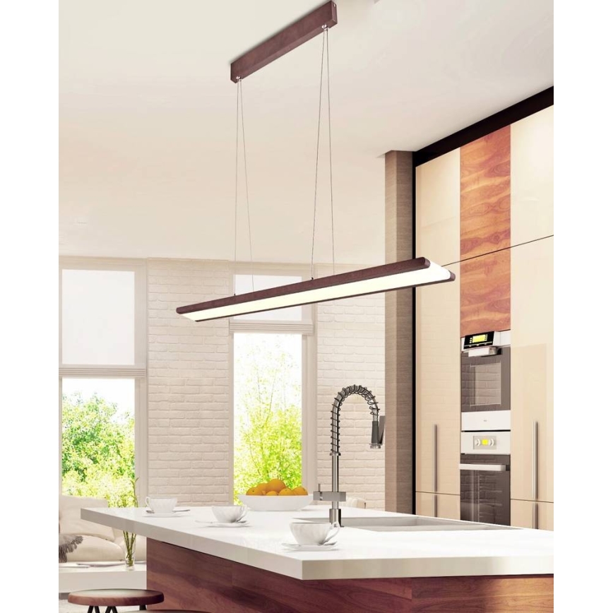 LED Lustra ar auklu COCONUT LED/28W/230V