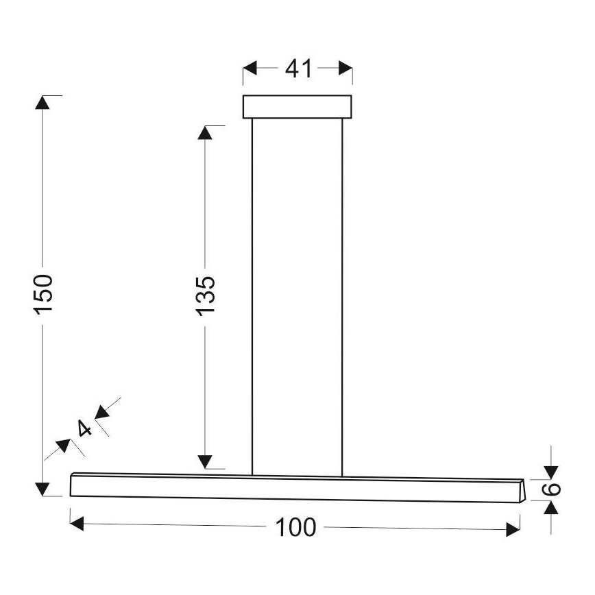 LED Lustra ar auklu COCONUT LED/28W/230V