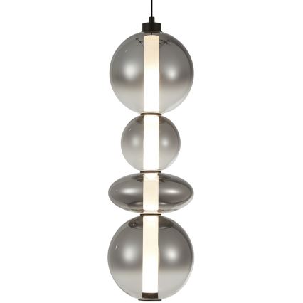 LED Lustra ar auklu DAPHNE LED/36W/230V pelēka