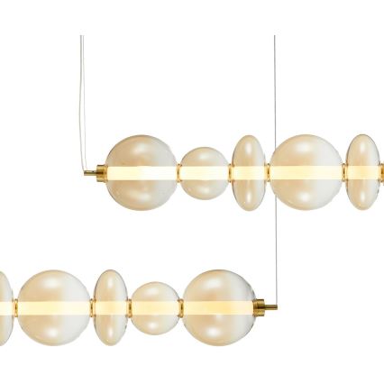LED Lustra ar auklu DAPHNE LED/40W/230V zelta