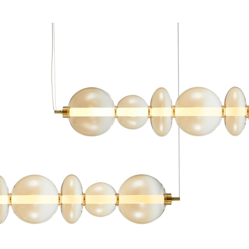 LED Lustra ar auklu DAPHNE LED/40W/230V zelta