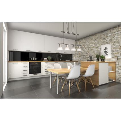 LED Lustra ar auklu DAYTONA 4xE14/5W/230V 3000K spīdīgi hromēts
