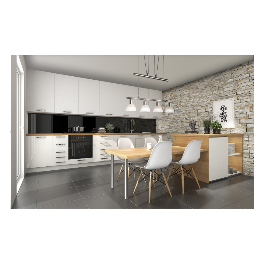 LED Lustra ar auklu DAYTONA 4xE14/5W/230V 3000K spīdīgi hromēts