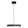 LED Lustra ar auklu DISC LED/38W/230V melna