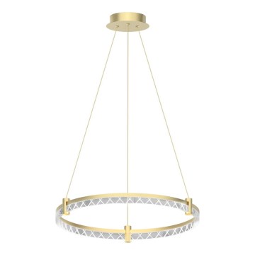 LED Lustra ar auklu ELEGANCE LED/36W/230V zelta