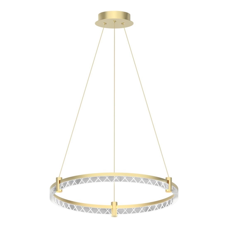 LED Lustra ar auklu ELEGANCE LED/36W/230V zelta