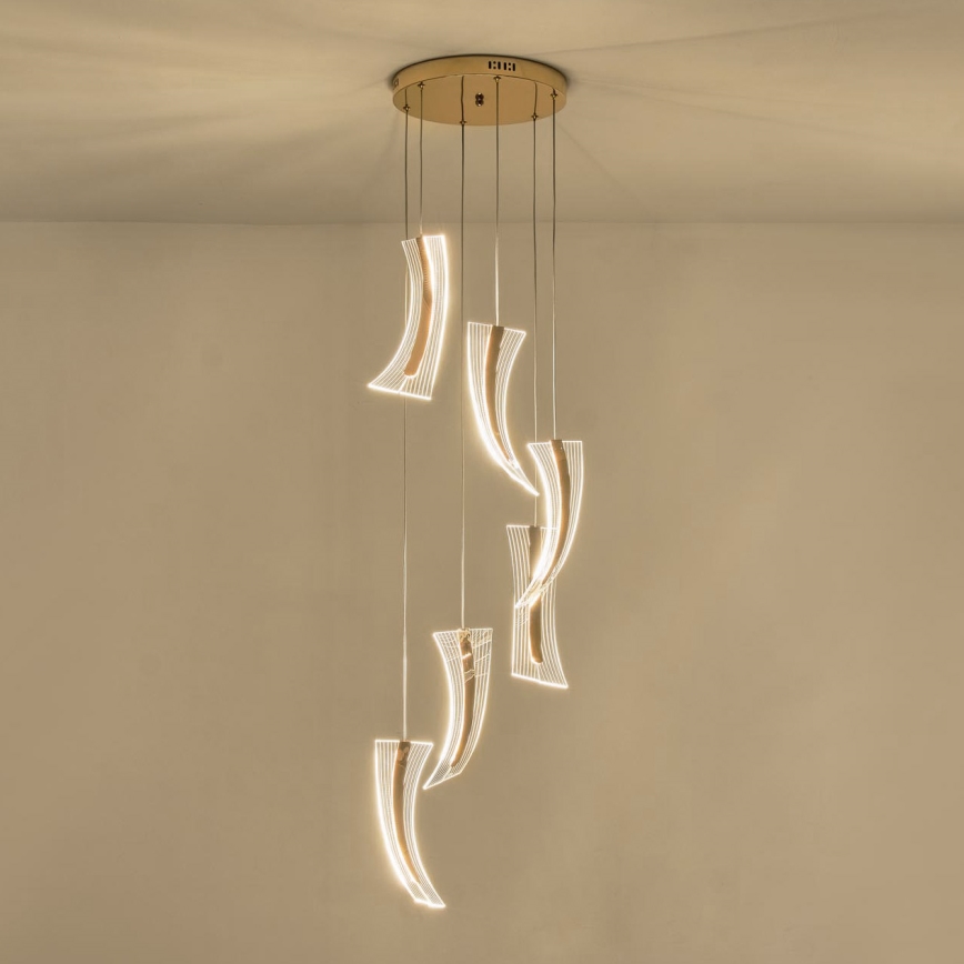 LED Lustra ar auklu FIRENZE 6xLED/10W/230V 3000K