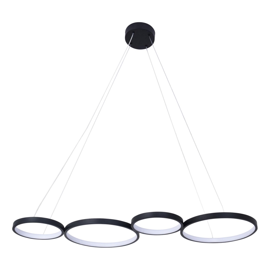 LED Lustra ar auklu FLAMENCO LED/42W/230V 4000K melna