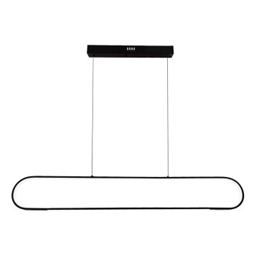 LED Lustra ar auklu FRAME LED/42W/230V melna