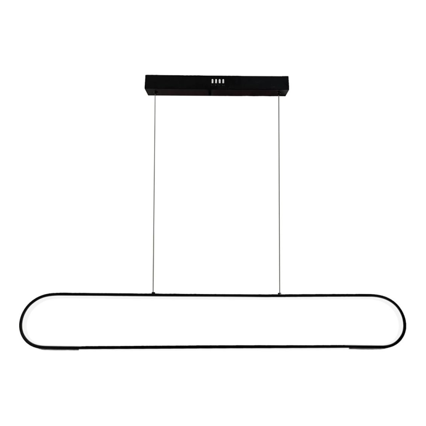 LED Lustra ar auklu FRAME LED/42W/230V melna