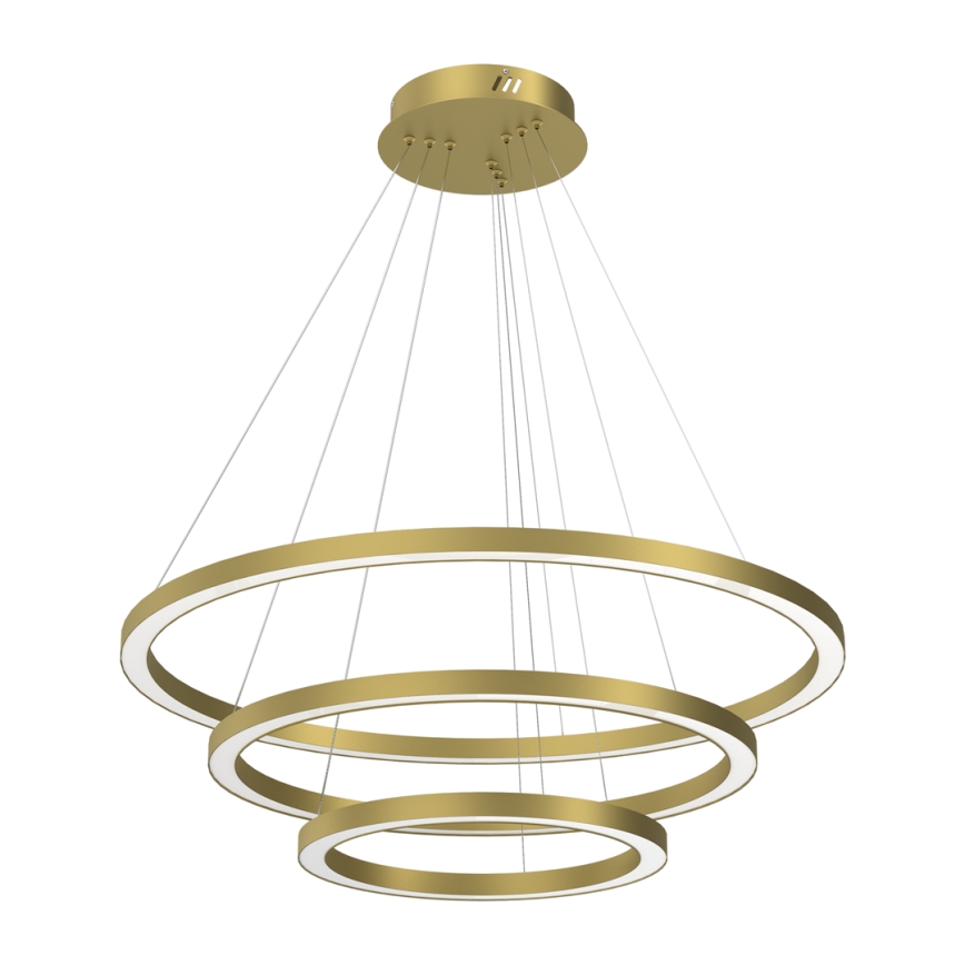 LED Lustra ar auklu GALAXIA LED/85W/230V zelta