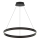 LED Lustra ar auklu GRAVITY LED/36W/230V melna
