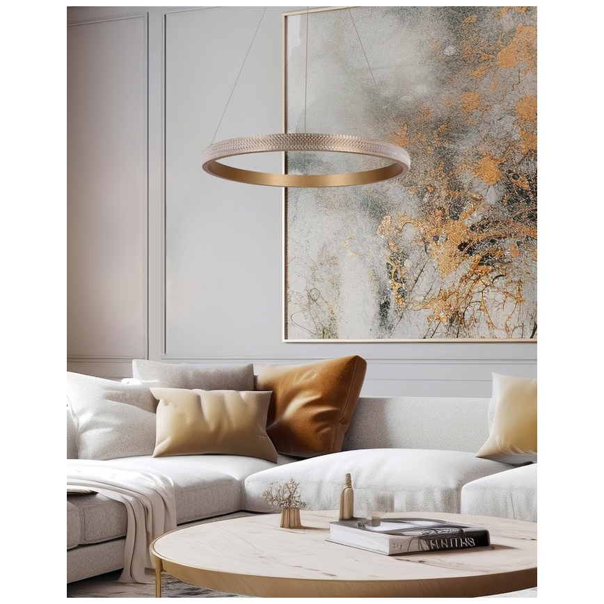 LED Lustra ar auklu HASHIM LED/34W/230V d. 60 cm varš